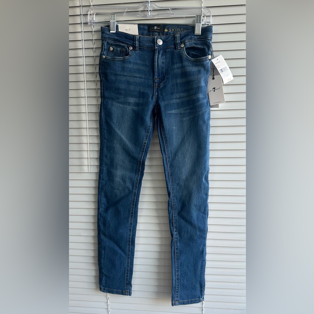 Girls 7 For All Mankind Skinny Jeans